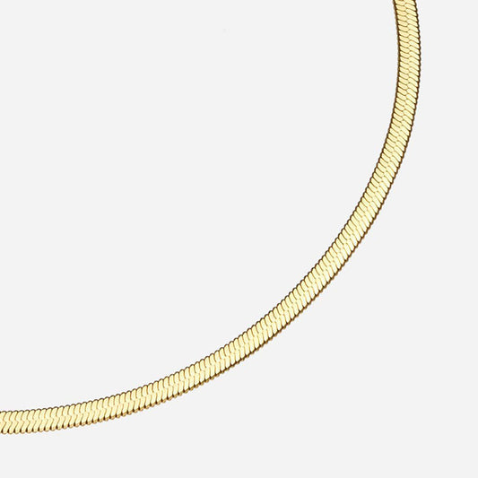 April Herringbone Chain Necklace